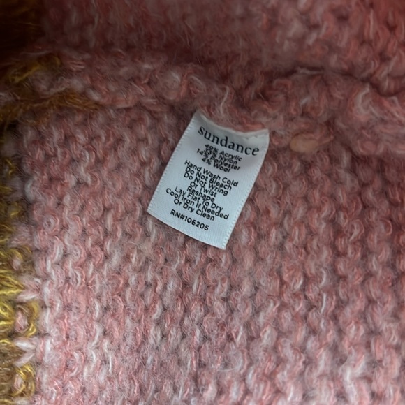 Sundance color block cardigan  size medium - Picture 4 of 7